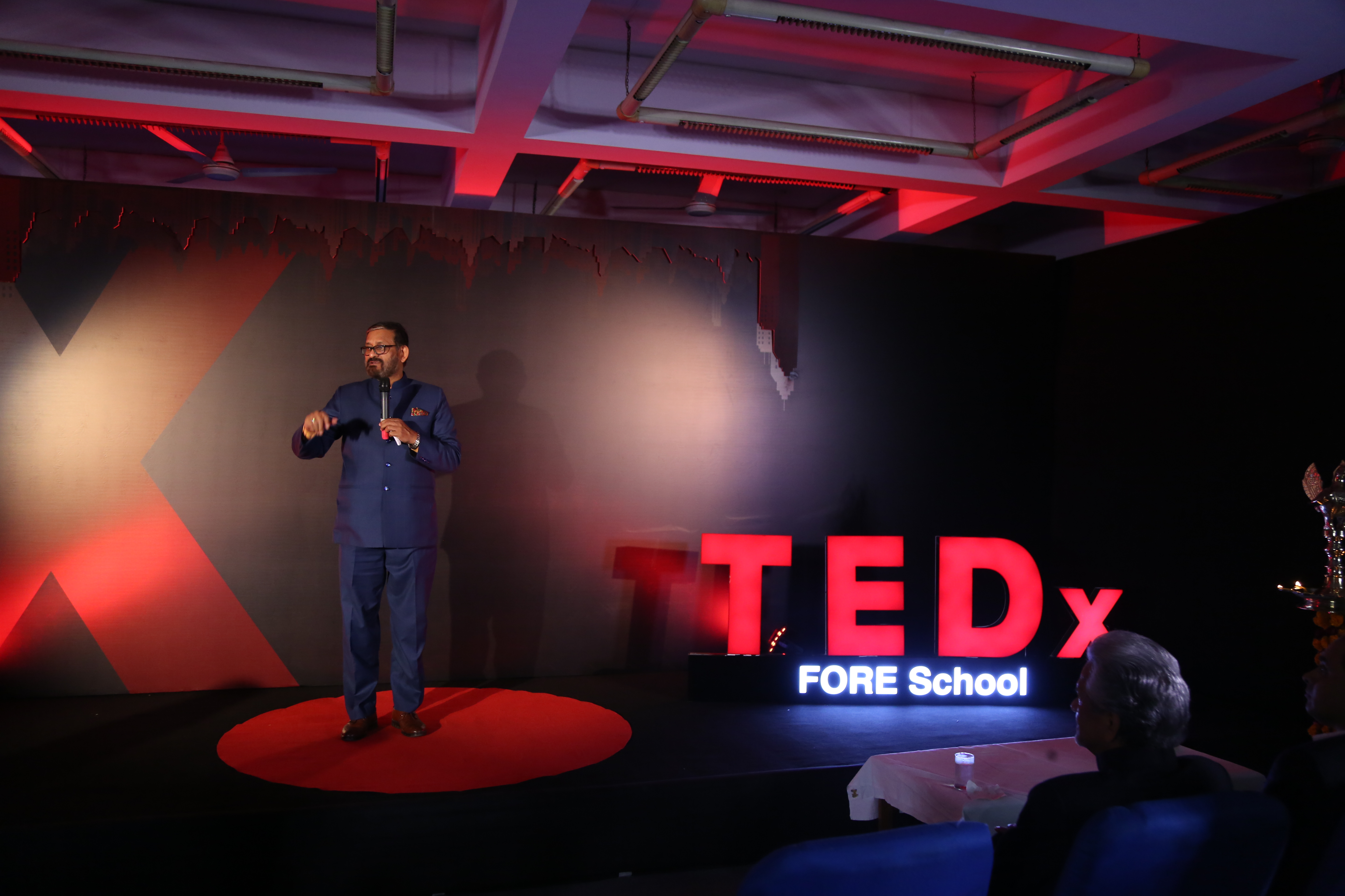 TEDxFORESchool 2020 - Director, Prof. Jitendra K. Das, Addressing